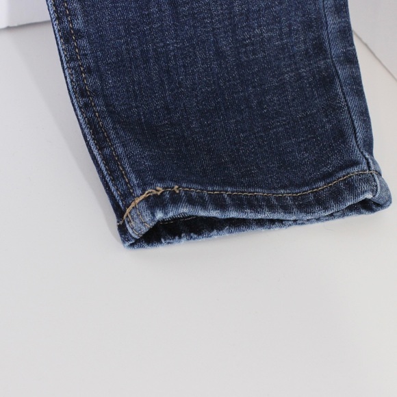 KANCAN Estilio Distressed Denim Blue Jeans Blue Knee Holes High Waist Size 30 - Picture 14 of 14